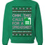 Oh... This Calls for A Spreadsheet, Unisex Ugly Christmas Sweater Crewneck Sweatshirts