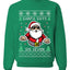 Santa Says 6 7 Meme, Unisex Ugly Christmas Sweater Crewneck Sweatshirts