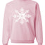 Snowflake, Pretty Holiday Christmas Design, Unisex Christmas Sweater, Crewneck Sweatshirts
