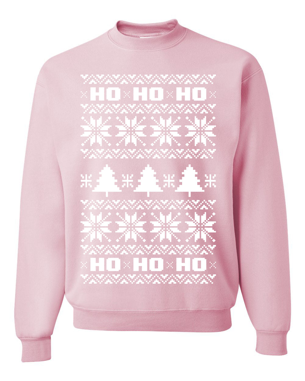 Christmas Ho Ho Ho Ugly Christmas Sweater Unisex Crewneck Sweatshirt