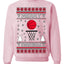 Merry Swishmas Basketball Sports Ugly Christmas Sweater Crewneck Sweatshirt