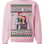 Kamala Harris Tim Walz 2024 Classic Movie Ugly Christmas Sweater Crewneck Sweatshirt