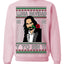 Llega Navidad Y Yo Sin Ti Christmas Is Coming Marco Ugly Christmas Sweater Crewneck Sweatshirt