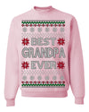 Best Grandpa Ever Classic Winter Holidays Ugly Christmas Sweater Crewneck Sweatshirt