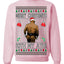 Merry Chrithmith Kith My Ath, Butt Viral Kiss My Ass Boxing Fight Meme, Funny Ugly Christmas Sweater Crewneck Sweatshirt