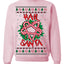 Hail Santa Funny Satanic Candy Devil Heavy Metal Satan Ugly Christmas Sweater Crewneck Sweatshirt