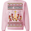 Merry Glizzmas, Funny Glizzy Hot Dog Baby Jesus Catholic Nativity, Fast Food Mustard Condiment Glizzys Humor Ugly Christmas Sweater Crewneck Sweatshirt