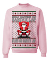 What Happens on Santa's Lap Stays on Santa's Lap, Funny Dirty X Rated Naughty Ugly Christmas Sweater Crewneck Sweatshirt