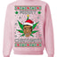 Merry Chrithmith Weed Pot Leaf Join Stoner Ugly Christmas Sweater Unisex Crewneck Sweatshirt