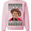 Shut Up Hippy It's Christmas Ugly Christmas Sweater Unisex Crewneck Sweatshirt