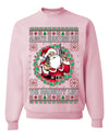 Always Shooting For The Naughty List Ugly Christmas Sweater Unisex Crewneck Sweatshirt