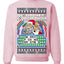 Santa Game Show I'd Like To Solve the Puzzle Wheel Ugly Christmas Sweater Unisex Crewneck Sweatshirt