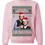 Here To F Stuff Up Step Brothers Holiday Pose Ugly Christmas Sweater Unisex Crewneck Sweatshirt