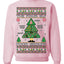 The Four Elf Food Groups Candy Canes Syrup Funny Ugly Christmas Sweater