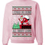 I Could Go Down All Night Long, Ugly Christmas Unisex Sweater, Crewneck Sweatshirts