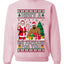 Here's A Big Package For You Santa Christmas Sweater, Unisex Ugly Christmas Crewneck Sweatshirts