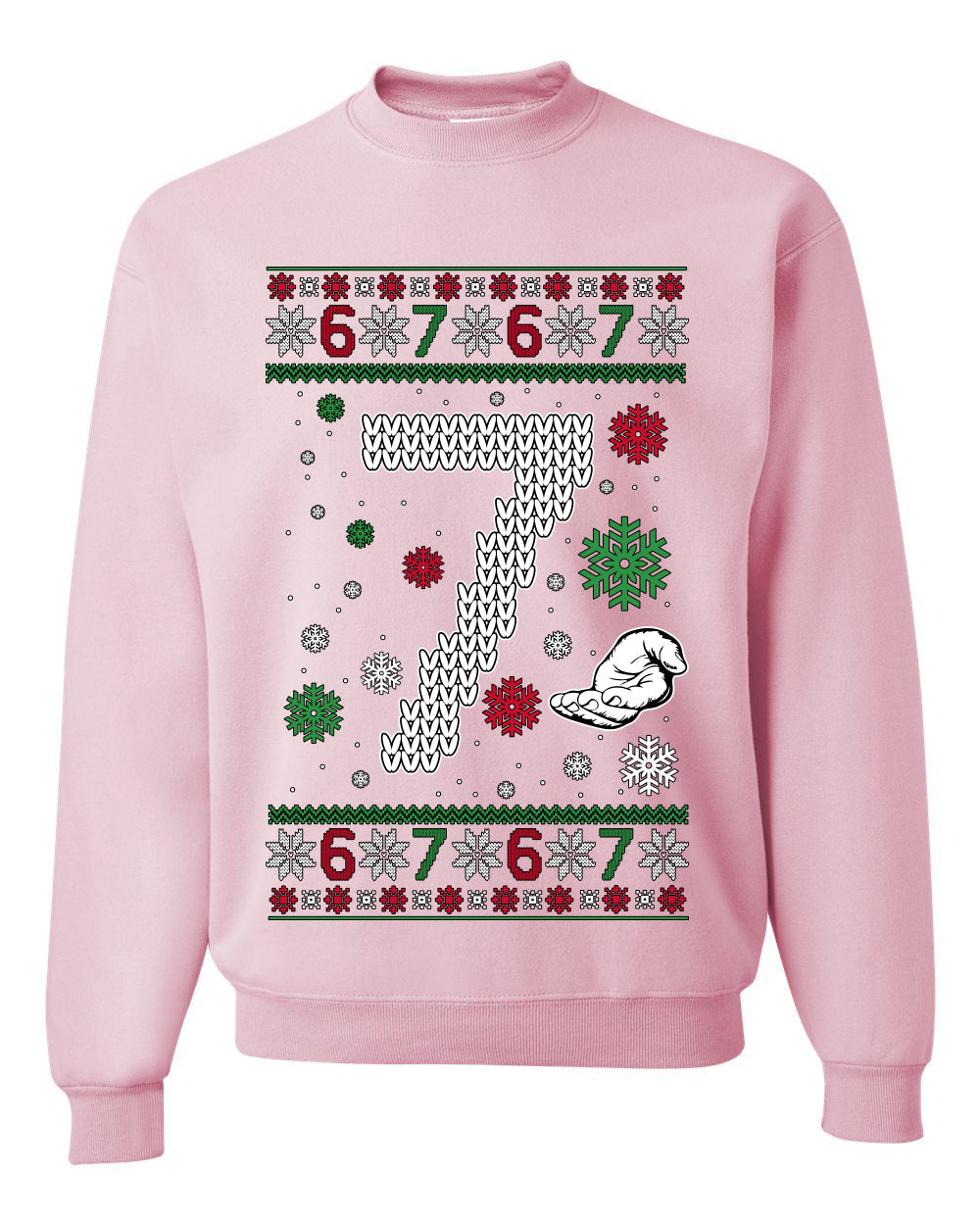 Christmas 7 Meme, Unisex Ugly Christmas Crewneck Sweatshirts