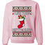 Hefty And Hung Christmas Sweater, Funny Unisex Ugly Christmas Crewneck Sweatshirts