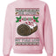 She Loves my Yule Log, Unisex Ugly Christmas Sweater Crewneck Sweatshirts