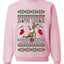 I'm His Reindeer, Unisex Ugly Christmas Sweater Crewneck Sweatshirts