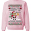 Redacted Naughty List Access Denied, Unisex Ugly Christmas Sweater Crewneck Sweatshirts