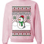 Snowman, Unisex Ugly Christmas Sweater Crewneck Sweatshirts