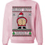 Silent Butt Deadly Farting Santa, Unisex Ugly Christmas Sweater, Crewneck Sweatshirts
