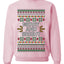 Merry And Bright, Unisex Ugly Christmas Sweater Crewneck Sweatshirts