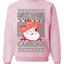 Santa's Favorite Cabrona, Unisex Ugly Christmas Sweater, Crewneck Sweatshirts