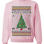 Deck The Halls With Guns & Ammo Fa La La La La,Unisex Ugly Christmas Sweater, Crewneck Sweatshirts