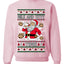 Milk And Titty Time, Unisex Ugly Christmas Sweater Crewneck Sweatshirts