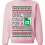 Oh... This Calls for A Spreadsheet, Unisex Ugly Christmas Sweater Crewneck Sweatshirts