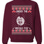 Under The Missle Toe Ugly Christmas Sweater Unisex Crewneck Sweatshirt