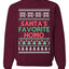 Santa's Favorite Homo Ugly Christmas Sweater Unisex Crewneck Sweatshirt