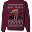 Miss Me Yet? Donald Trump President USA Xmas Merry Ugly Christmas Sweater Unisex Crewneck Graphic Sweatshirt