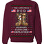 This Christmas RED Remember Everyone Deployed Veteran Ugly Christmas Sweater
