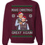 Make Christmas Great Again Trump Vance 2024 Movie Parody Ugly Christmas Sweater Crewneck Sweatshirt