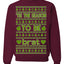 Tis the Season to Be Brat Green Text, Xmas Viral Meme Music Rave Concert Merch Ugly Christmas Sweater Crewneck Sweatshirt