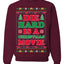 Die Hard is a Christmas Movie Classic McClane Nakatomi Ugly Christmas Sweater Crewneck Sweatshirt