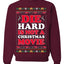Die Hard is a Not Christmas Movie | McClane Nakatomi Ugly Christmas Sweater Crewneck Sweatshirt