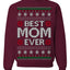 Best Mom Ever Classic Winter Holidays Ugly Christmas Sweater Crewneck Sweatshirt