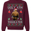 Ugly Ath Sweater Merry Chrithmith, Butt Viral Ugly Ass Boxing Fight, Funny Ugly Christmas Sweater Crewneck Sweatshirt