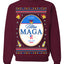 Ultra MAGA Superior Agenda Trump 2024 Funny Beer Logo Ugly Christmas Sweater Crewneck Sweatshirt