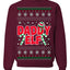 Daddy Elf Cute Holiday Winter Ugly Christmas Sweater Crewneck Sweatshirt