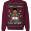 Sorry Santa Dad Never Came Back With Milk, Other Kid, Funny Viral Daddy Left Sad Kid Meme Ugly Christmas Sweater Crewneck Sweatshirt
