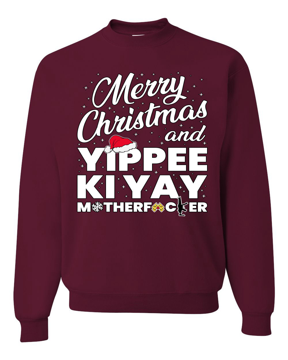 Merry Christmas and Yippee Ki Yay MOFO Christmas Unisex Crewneck Sweatshirt