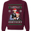 Here To F Stuff Up Step Brothers Holiday Pose Ugly Christmas Sweater Unisex Crewneck Sweatshirt
