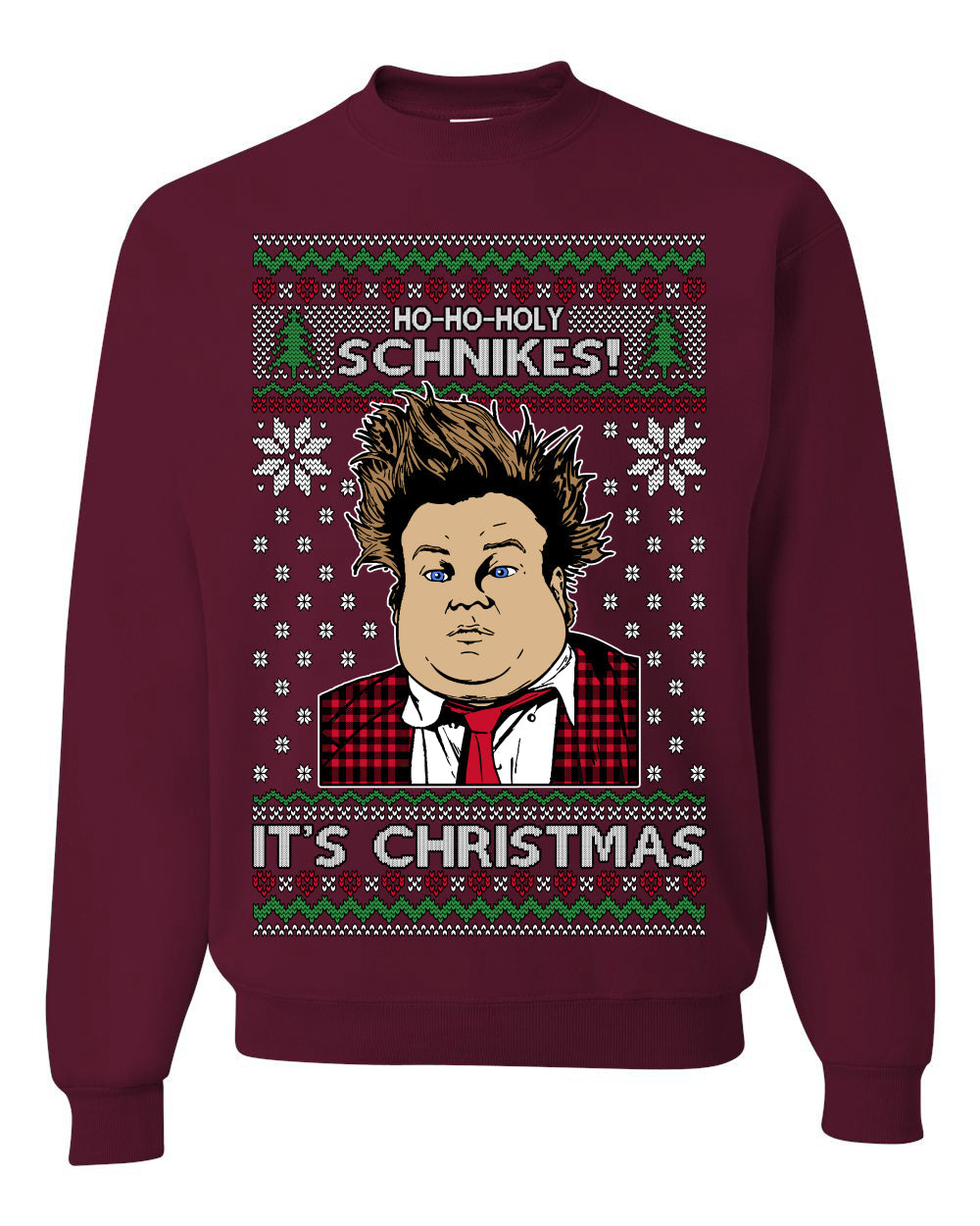 Ho Ho Holy Schnikes Funny 90s Classic Tommy Boy Movie Ugly Christmas Sweater
