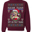 Hawk Tuah Spit On That Thang Mrs Claus Funny Meme Ugly Christmas Sweater