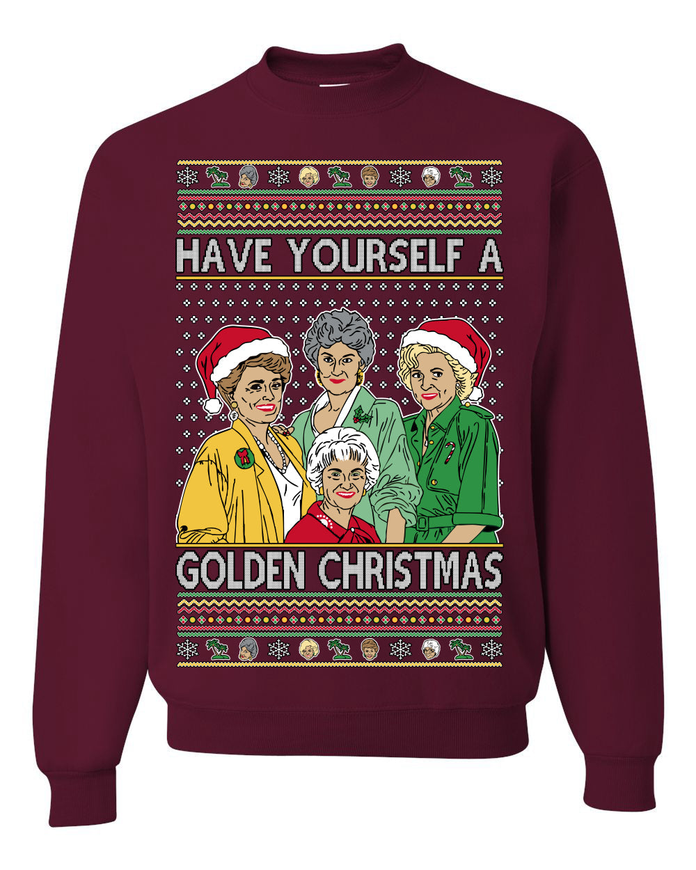 Have Yourself a Golden Christmas Classic TV Show Ugly Christmas Sweater